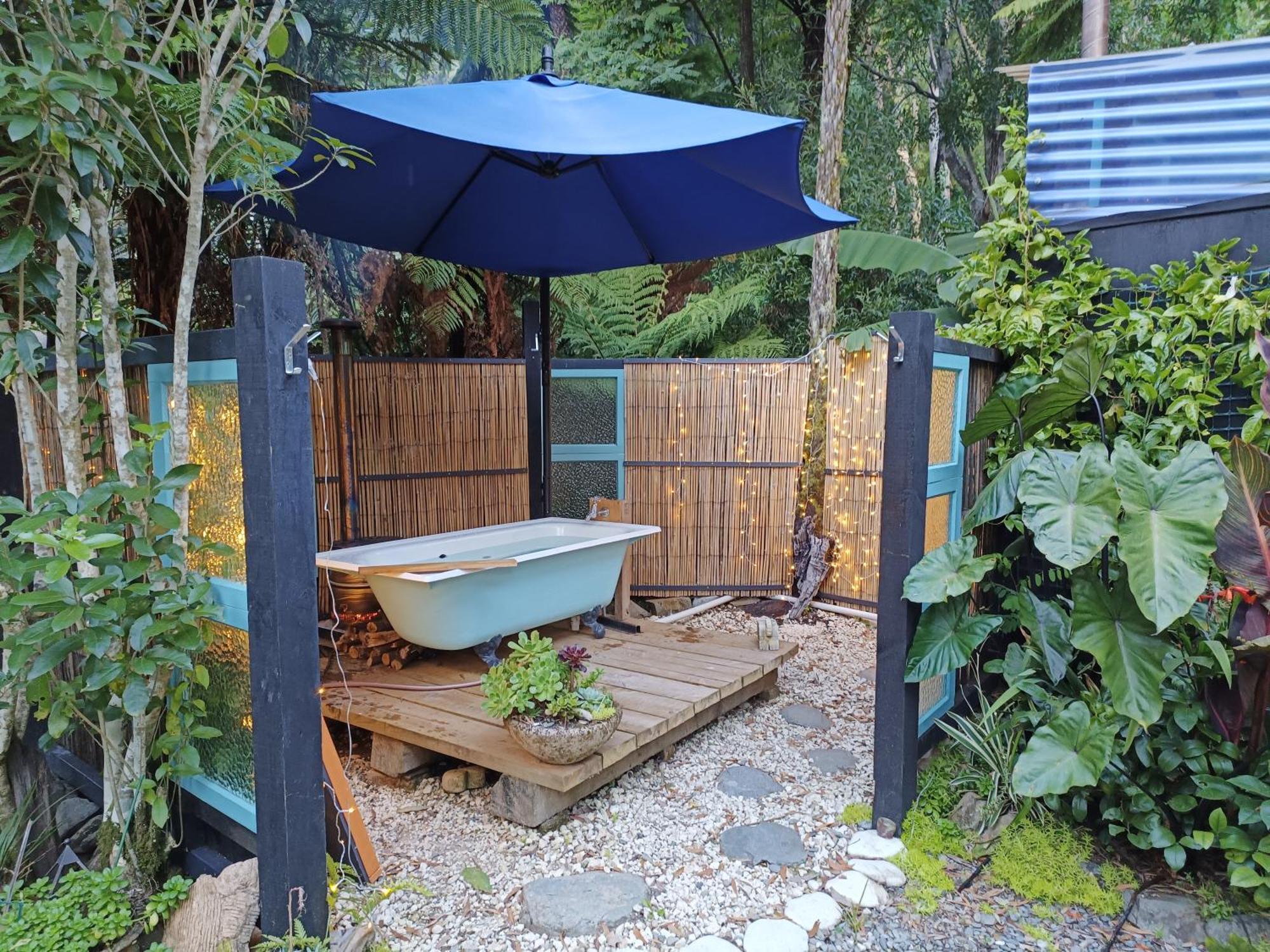 Gumboot Paradise Eco Stay Barrytown Exteriör bild